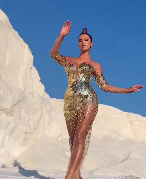 Sexy Sparkly Women Off Shoulder Bodycon Midi Sequin Long Cocktail Evening Clubwear A Line Dress