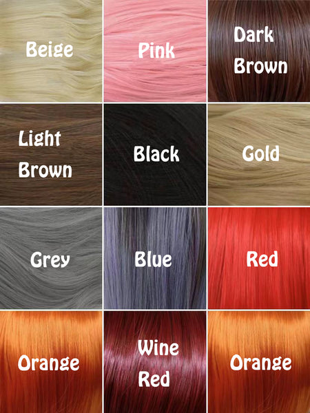 Cute Sweet Women Long Straight Hair Full Headgear Modeling Fashion Head Wigs