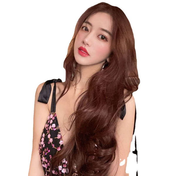 Fashion Attractive Chic Beauty Women Big Wave Wavy Long Curly Hair Daily Headgear Wig