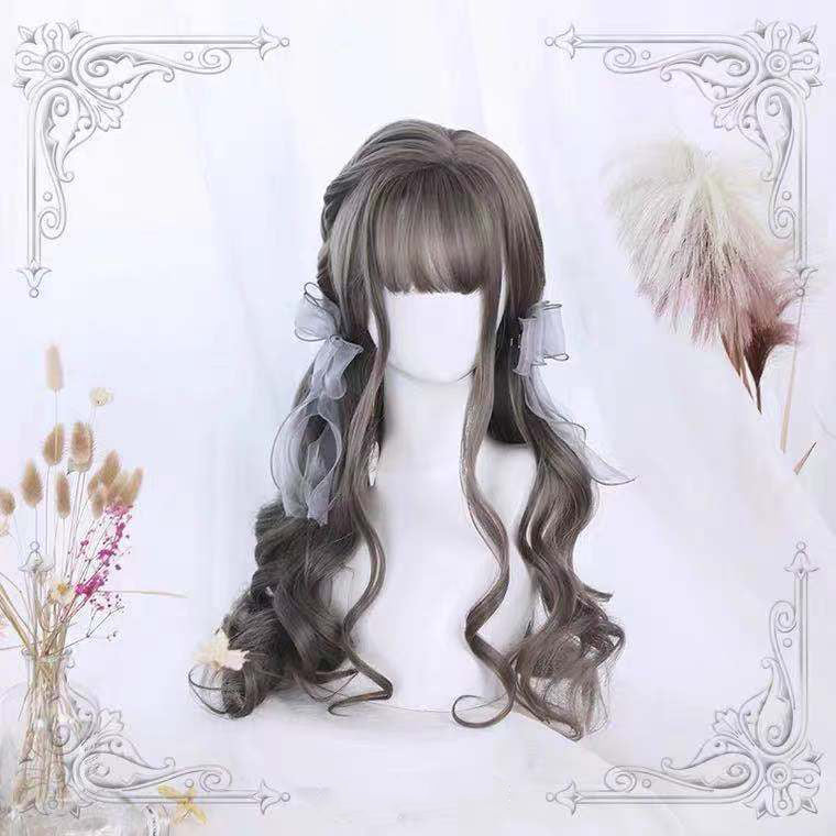 Women Cosplay Wig Hair Styling Long Loose Wavy Fluffy Curly Big Wave Party Wigs