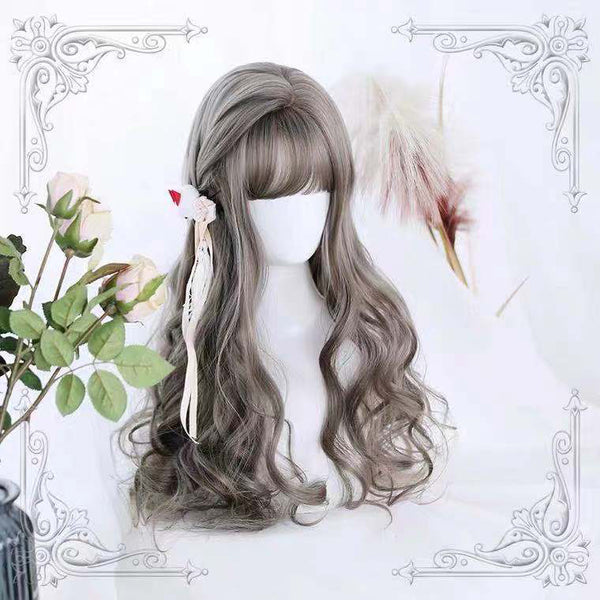 Women Cosplay Wig Hair Styling Long Loose Wavy Fluffy Curly Big Wave Party Wigs