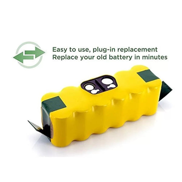 Replacement Battery for Roomba 500 iRobot R3 500 600 700 & 800 series 14.4V 3500mAH APS