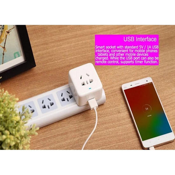 Smart Mini Wireless Wifi Remote Control Socket Plug for Smart Phone Tablet PC