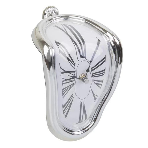 Home Decor Vintage Retro Art Novelty Melting Wall Hanging Shelf Clock