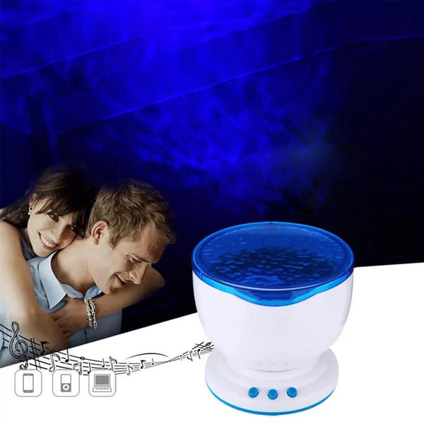 Mobile Toy Ocean Waves Projector Speaker Lamp Night Light