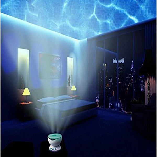 Mobile Toy Ocean Waves Projector Speaker Lamp Night Light