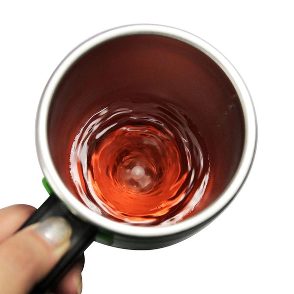 Stainless Lazy Self Stirring Mug Auto Mixing Tea Coffee Cup Office Home