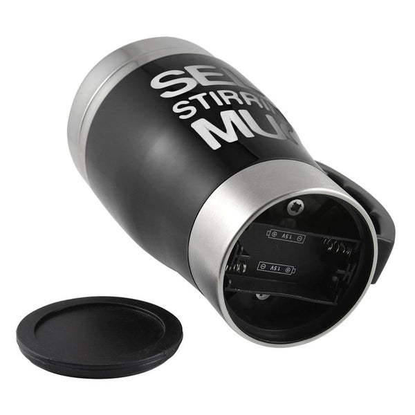 Stainless Lazy Self Stirring Mug Auto Mixing Tea Coffee Cup Office Home