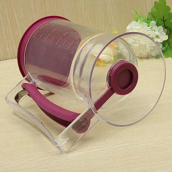 900ml Batter Dispenser Jug For Cupcake Pancakes Muffins Waffles No Mess Release