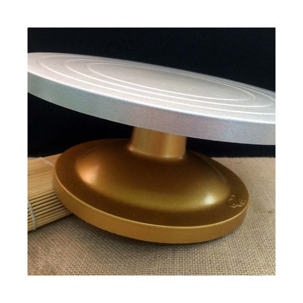 Making Cream Cake Biaohua Turntable Rotation Round Steel Decorating Rack 33CM