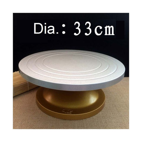 Making Cream Cake Biaohua Turntable Rotation Round Steel Decorating Rack 33CM