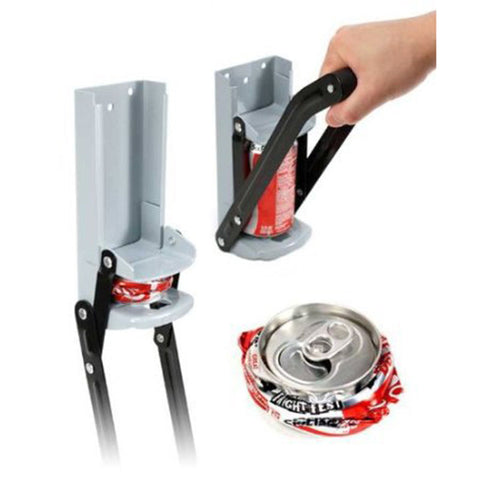 Home Wall Mounted Can Compactor Ring pull Cola Crusher Smasher Recycling Tool