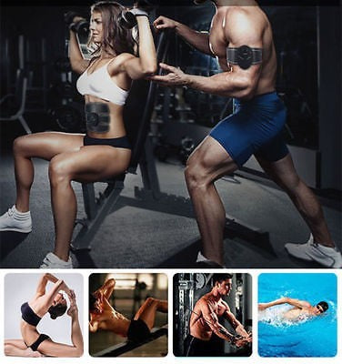 Fit Pad Belt Smart Body ABS Shaper Abdominal Muscle Fitness Building Equip