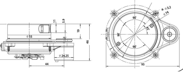 Pulse Laser Scanning Sensor Lidar for Roomba service robots AGV UAV Security