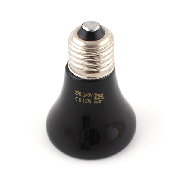 Ceramic Lamp Holder Black Heat Emitter Warmer For Pet Reptile Snake Heating Air