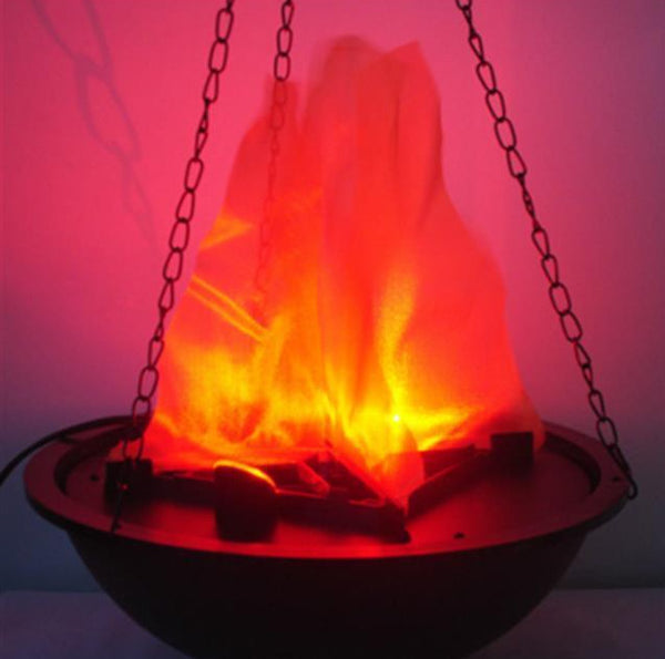Halloween Xmas Party Shop Decoration Hanging Electric Silk Lamp Simulate Fire