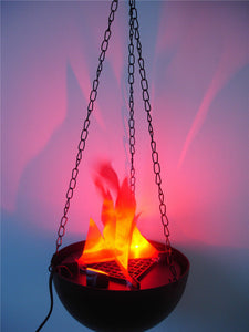 Halloween Xmas Party Shop Decoration Hanging Electric Silk Lamp Simulate Fire
