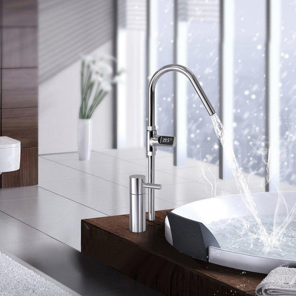 Waterproof LED Digital Shower Temperature Display Water Pipe Thermometer Monitor