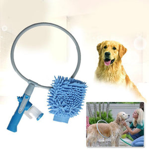 Clean Pet Dog Cat Bathing Cleaner 360 Degree Shower Tool Kit Wash Water Bath