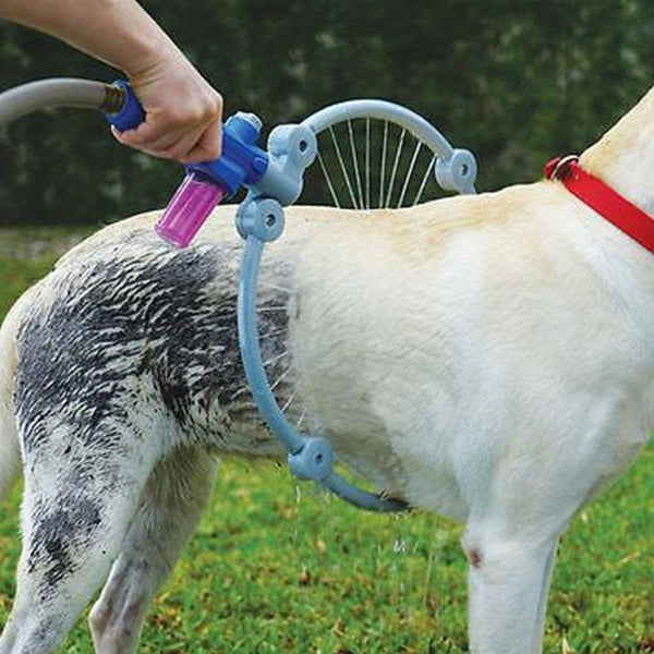 Clean Pet Dog Cat Bathing Cleaner 360 Degree Shower Tool Kit Wash Water Bath