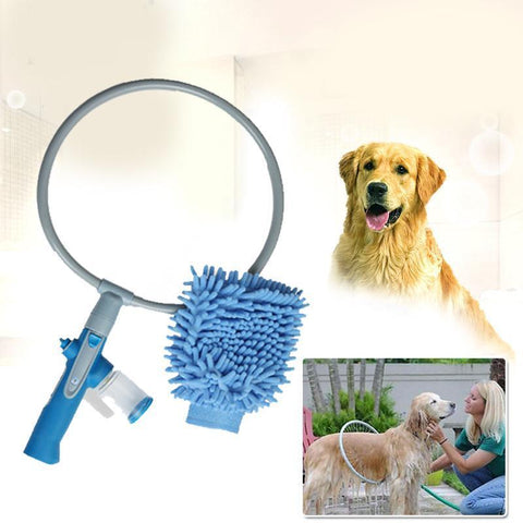Clean Pet Dog Cat Bathing Cleaner 360 Degree Shower Tool Kit Wash Water Bath