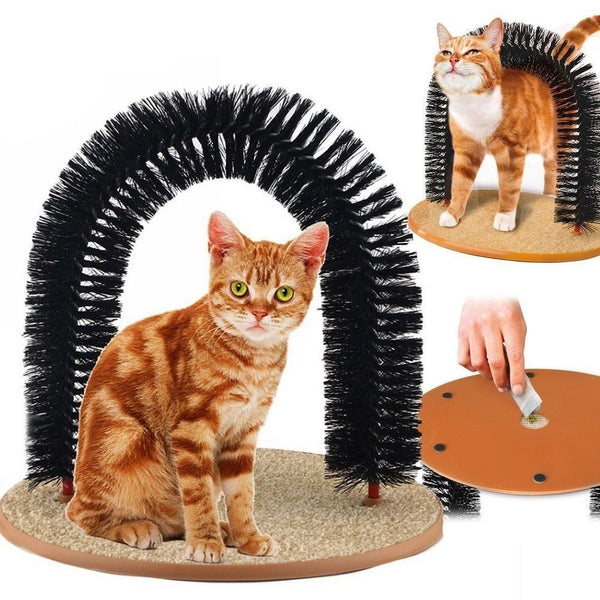 Cat Self Groomer Hair Free Kitten Kitty Massage Massager Scratcher Carpet