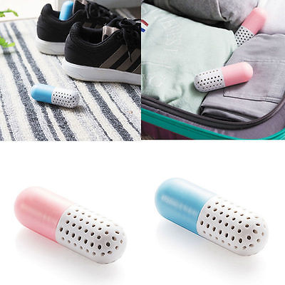 Shoes Smell Remover Deodorizer Sterilizer Odor Germs Eliminator Capsule 4 Pcs
