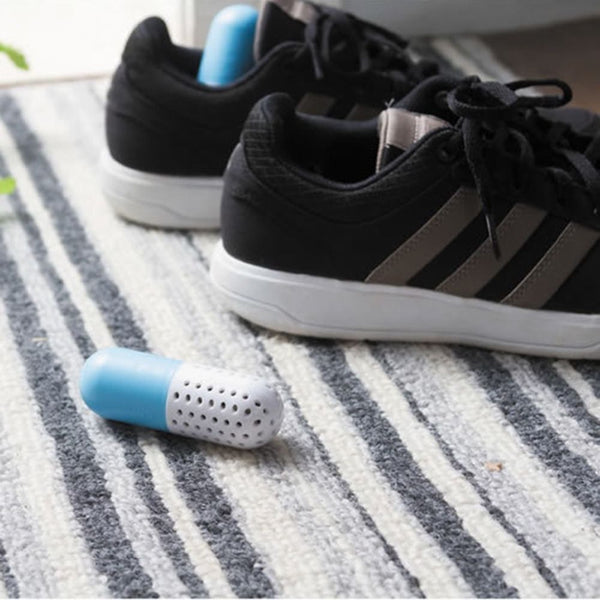 Shoes Smell Remover Deodorizer Sterilizer Odor Germs Eliminator Capsule 4 Pcs