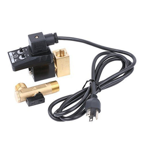Automatic Digital Power Timer Air Tank Water Moisture Drain Valve for Compressor
