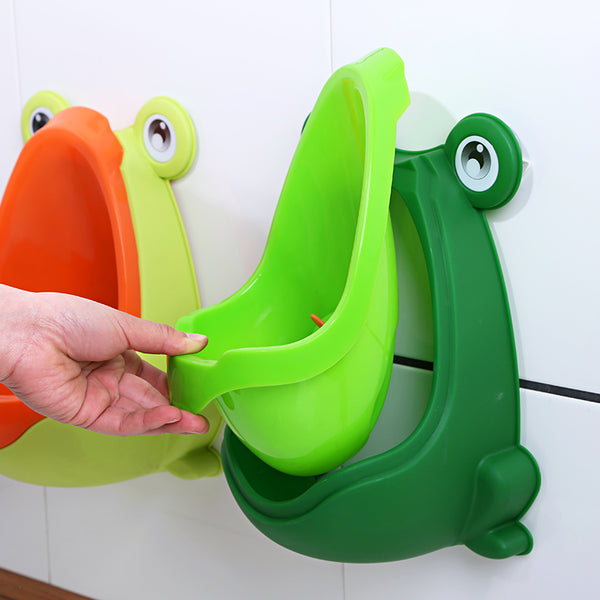Frog Kids Potty Toilet For Child Boys unrinates Trainer Bathroom Training Urinal