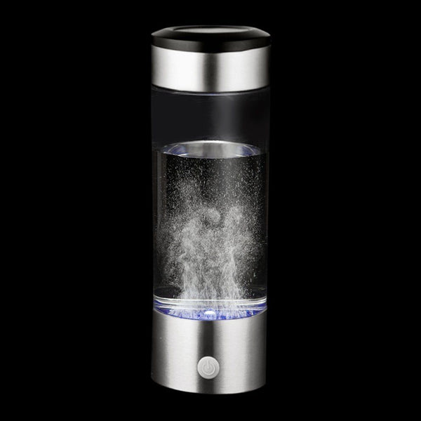 Healthy Hydrogen Rich Water Ionizer Make Cup Generator 380 ml Bottle USB Filter