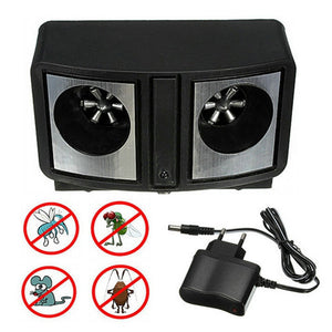 Dual Sonic Ultrasonic Pest Repeller Rats Mice Mosquito Insect Control Repellent