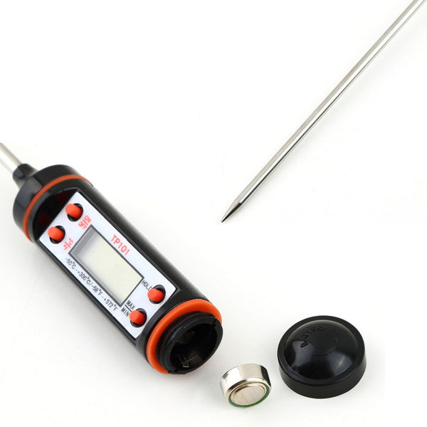 10 pcs BBQ Kitchen Digital Probe Cooking Thermometer Food Temperature Temp Sensor