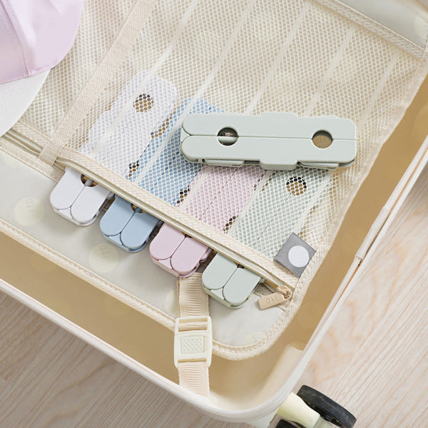 4X Foldable Travel Hotel Plastic Drying Clothes Hanger for Underwear Shirt Socks