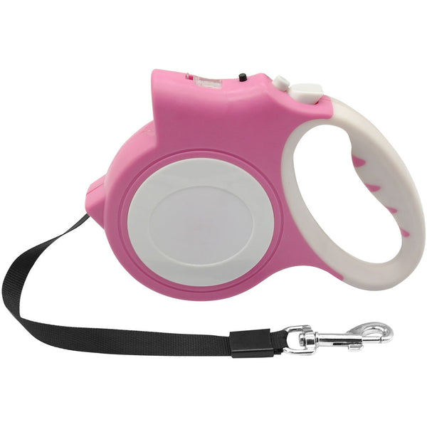 5 Meter Retractable Night Safety Dog Lead Light Extendable Puppy Auto Leash Belt