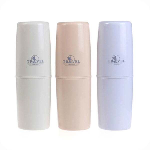 Travel Travelling Multifunctional Bathroom Comb Tooth Brush Shampoo Bottle Case