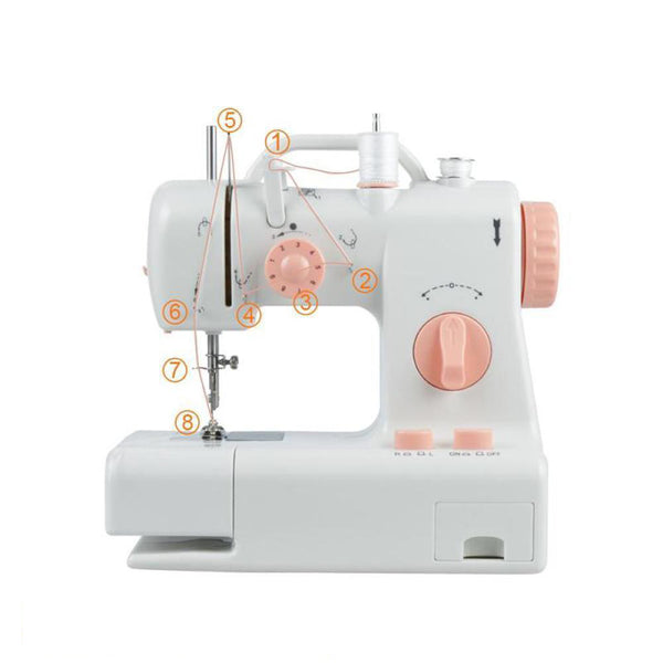 Electric Sewing Sew Machine Automatic Dual Speed Double Thread Stitching Pedal