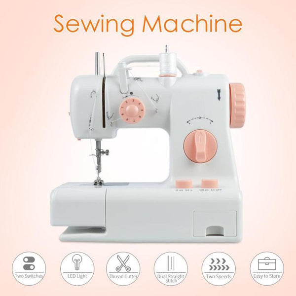Electric Sewing Sew Machine Automatic Dual Speed Double Thread Stitching Pedal