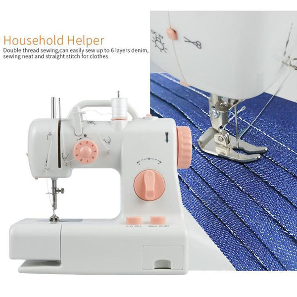 Electric Sewing Sew Machine Automatic Dual Speed Double Thread Stitching Pedal