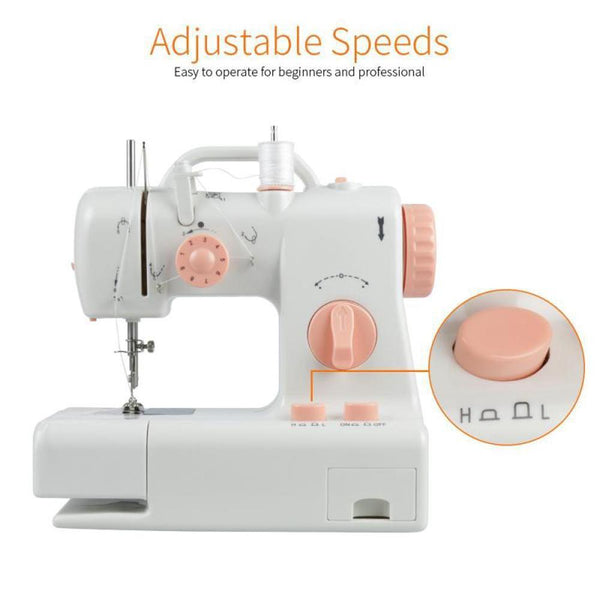 Electric Sewing Sew Machine Automatic Dual Speed Double Thread Stitching Pedal