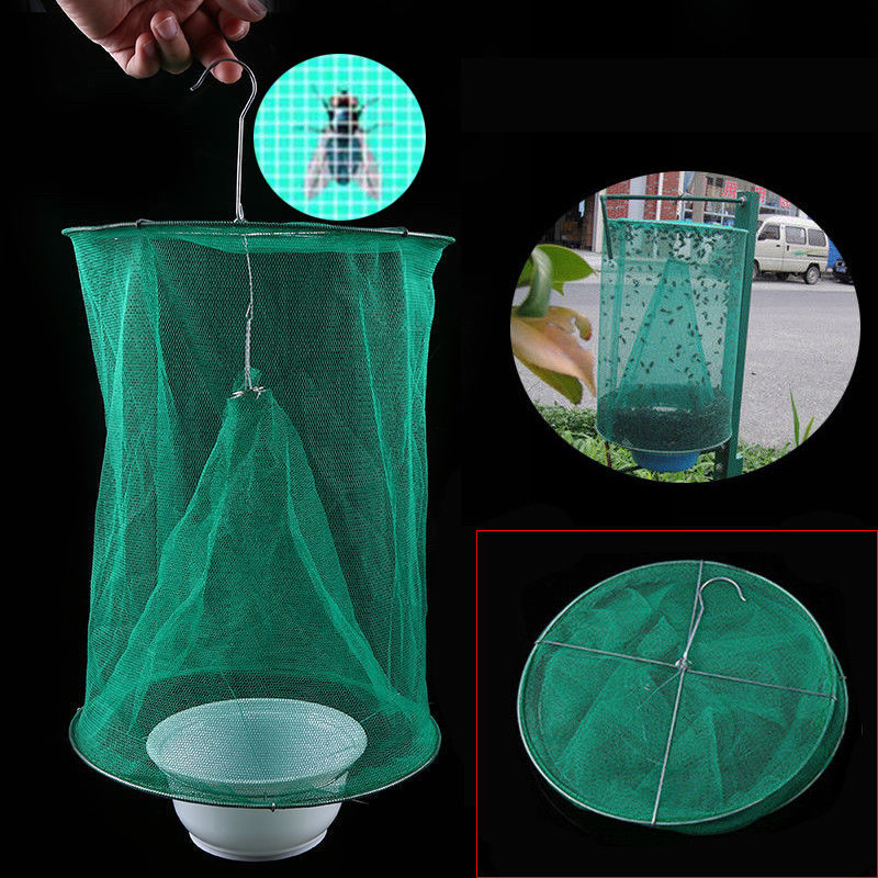 5pcs Fly Flies Trap Sunshine Mosquito Catch Capture Trapping Bug Net Insect Pest
