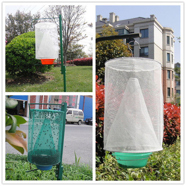 5pcs Fly Flies Trap Sunshine Mosquito Catch Capture Trapping Bug Net Insect Pest