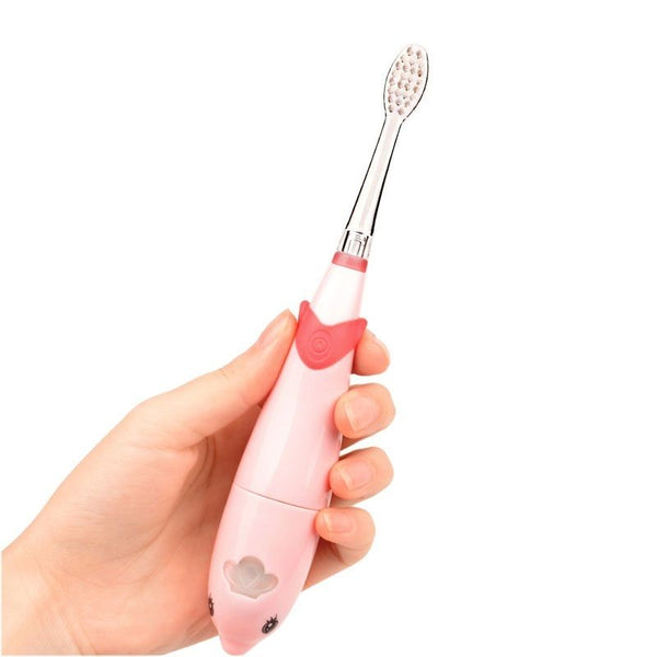 Electric Kids Kid Toothbrush Music LED Light Dolphin Teeth Brush Children Care