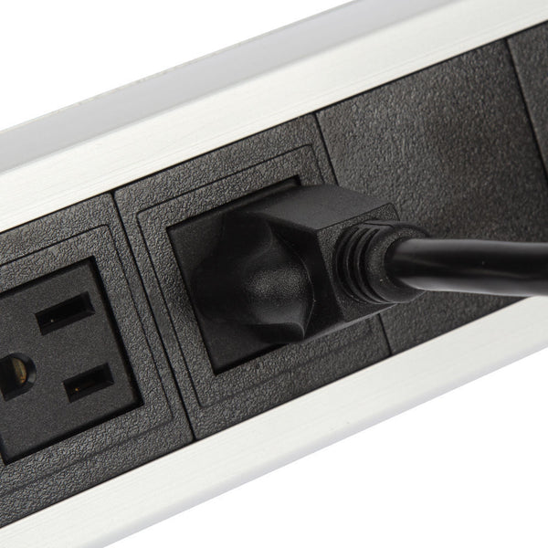Pull Pop Up Power Outlet 5 US Plug 2 USB Socket Kitchen Worktop Desk USB Sockets