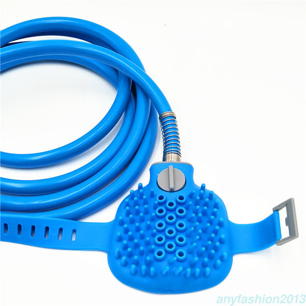 Pet Dog Cat Bathing Cleaner Shower Sprayer Scrubber Fast Wash Massage Comb Brush