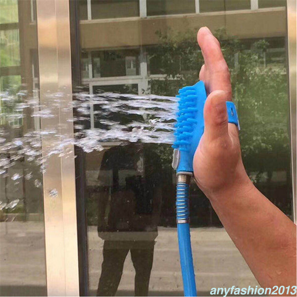 Pet Dog Cat Bathing Cleaner Shower Sprayer Scrubber Fast Wash Massage Comb Brush