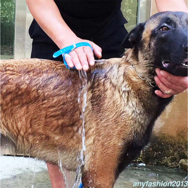 Pet Dog Cat Bathing Cleaner Shower Sprayer Scrubber Fast Wash Massage Comb Brush