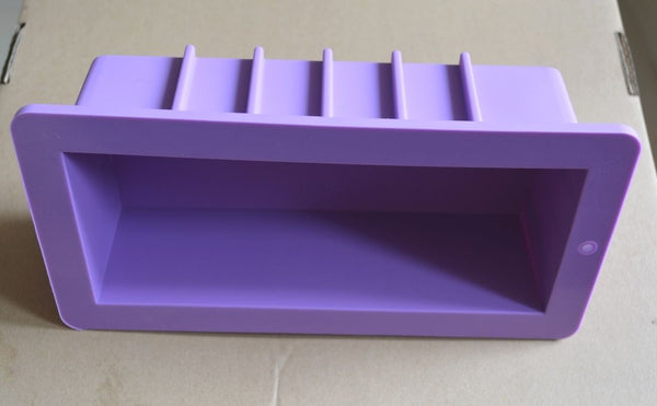 Heavy Reinforced Soap Mold Silicone Cake Chocolate Bar Loaf Candle Food Mould