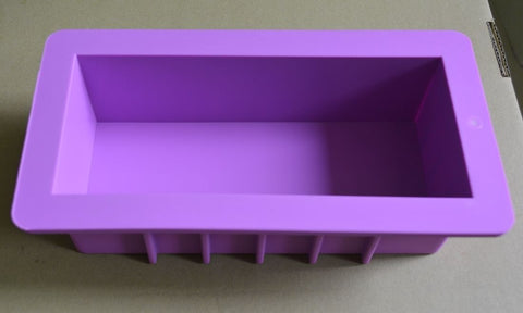 Heavy Reinforced Soap Mold Silicone Cake Chocolate Bar Loaf Candle Food Mould