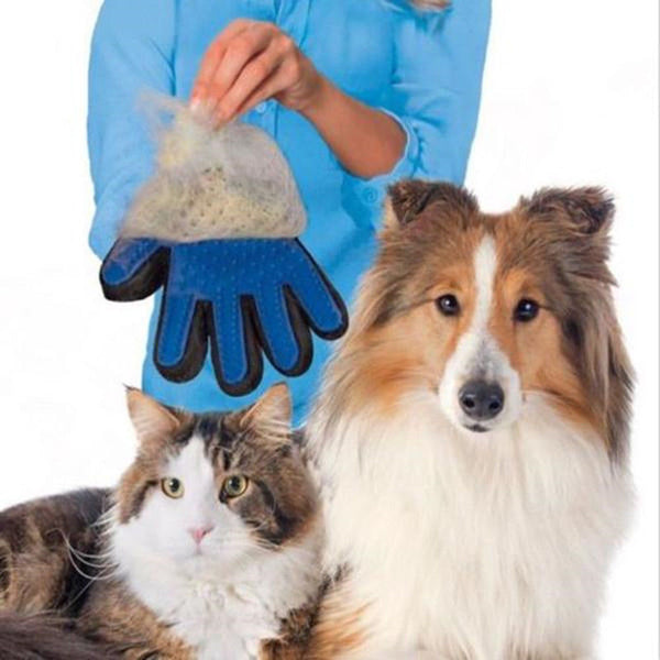 Dog Cat Cleaning Brush Glove Pet Efficient Quick Hair Removal Grooming Groomer